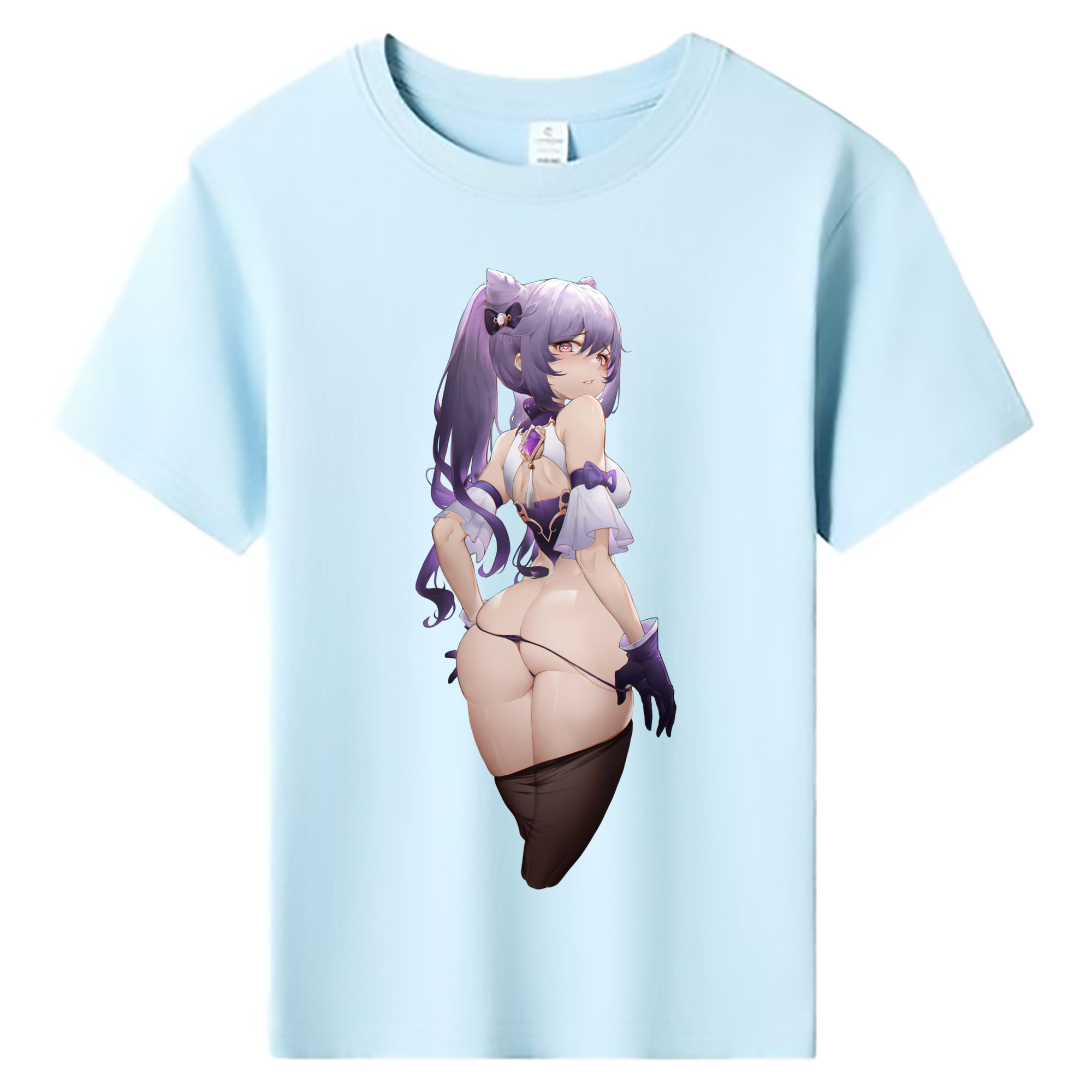 げんし神 刻晴 こくせい genshin Kokusei 綿100％キッズTシャツ（フロントプリント）